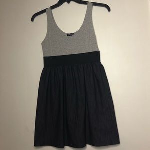 Grey/Black mini dress